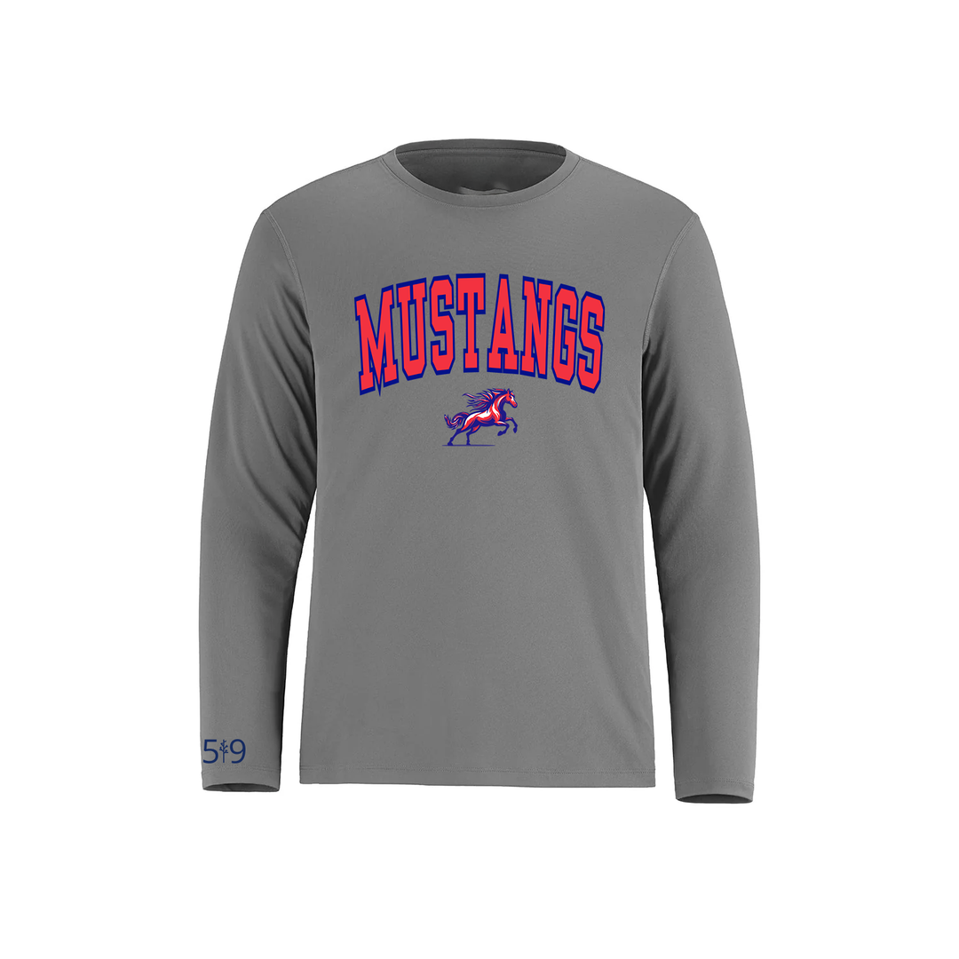 DELAWARE MUSTANGS VARSITY ATHLETIC LONG SLEEVE (UNISEX)