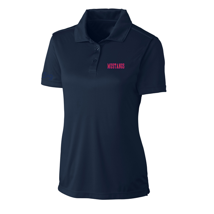 DELAWARE CENTRAL EMBROIDERED ATHLETIC POLO (WOMENS)