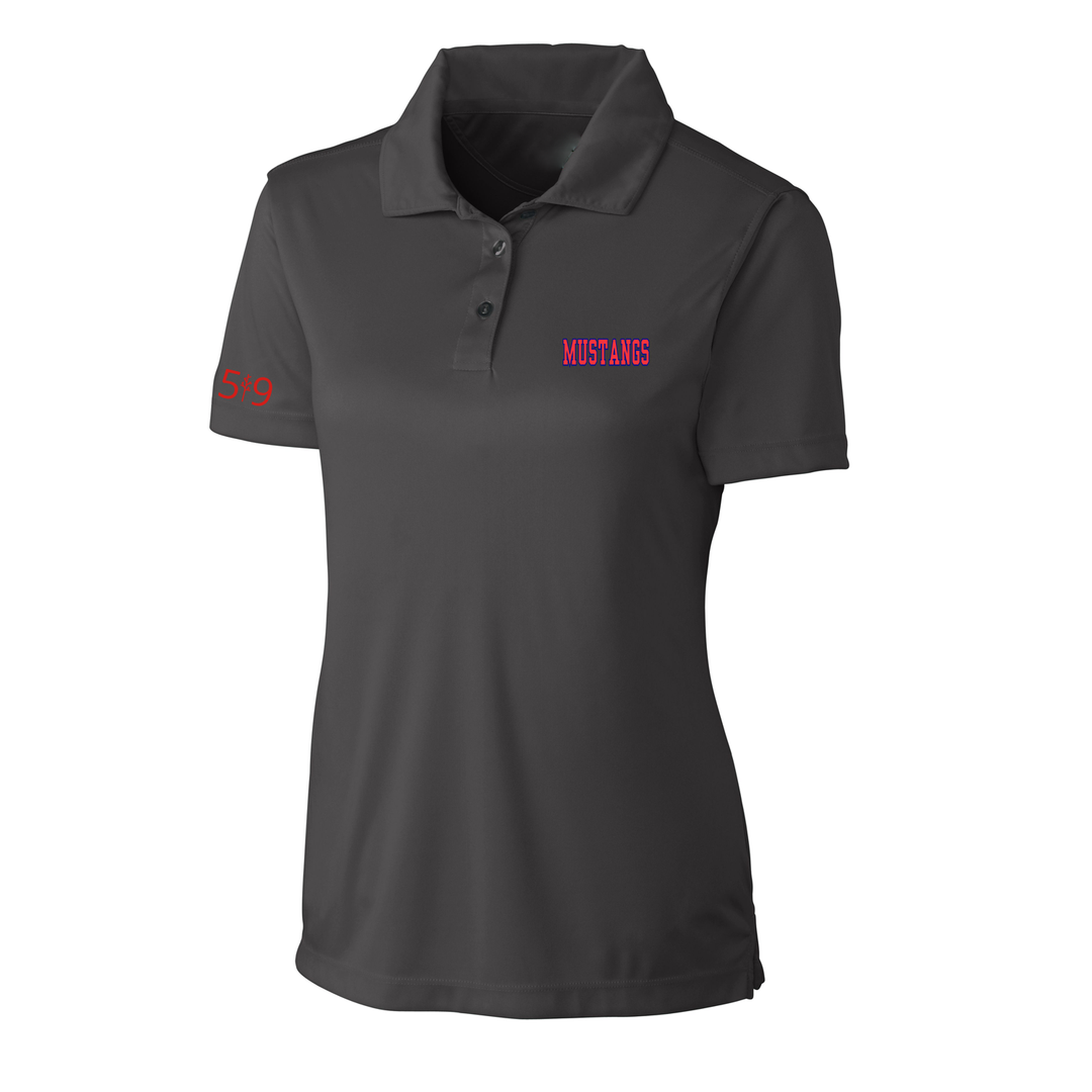 DELAWARE CENTRAL EMBROIDERED ATHLETIC POLO (WOMENS)