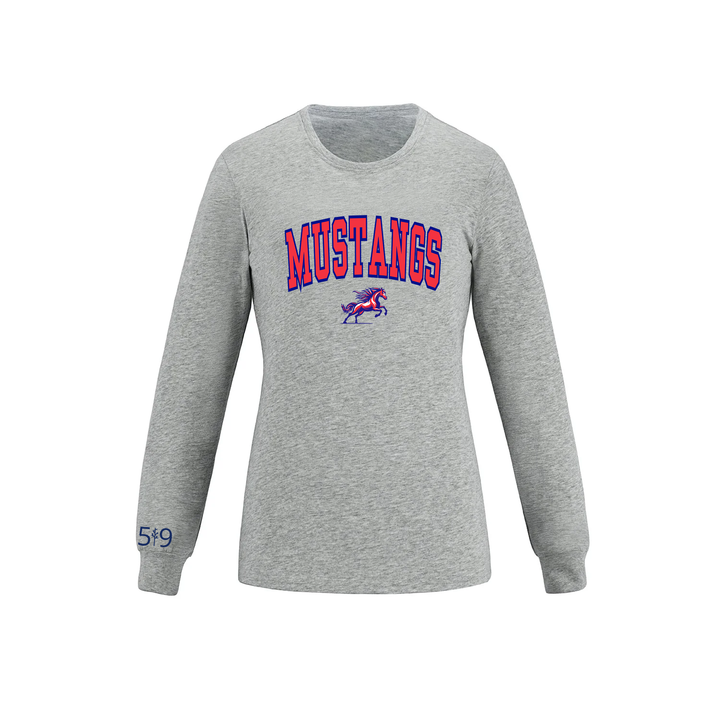 DELAWARE MUSTANGS VARSITY LONG SLEEVE (WOMENS)