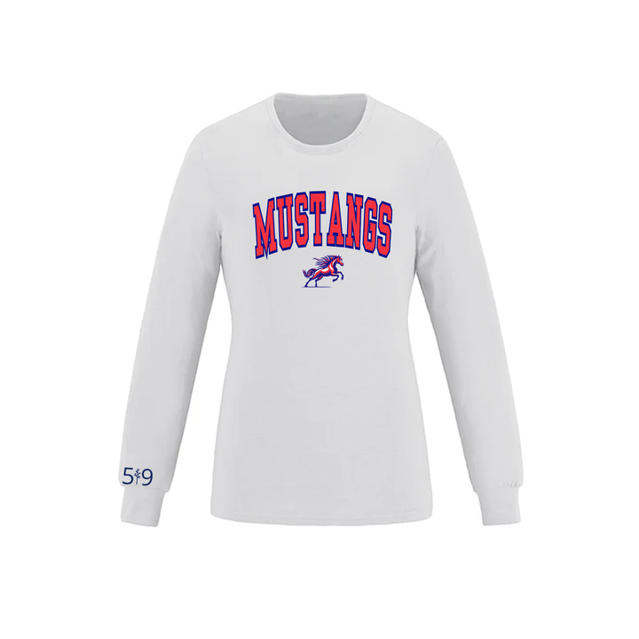 DELAWARE MUSTANGS VARSITY LONG SLEEVE (WOMENS)