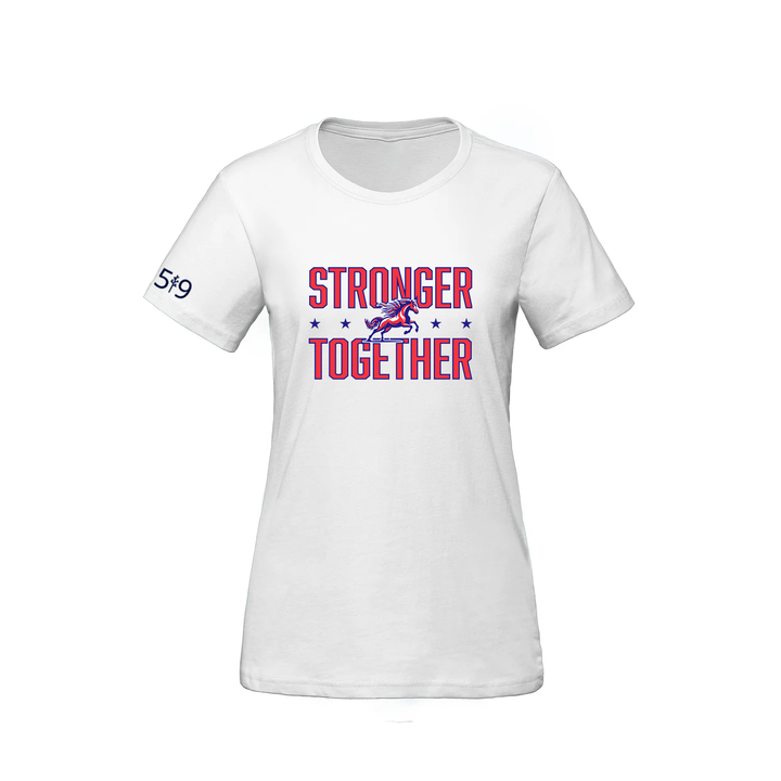 DELAWARE CENTRAL STRONGER TOGETHER TEE (WOMENS)