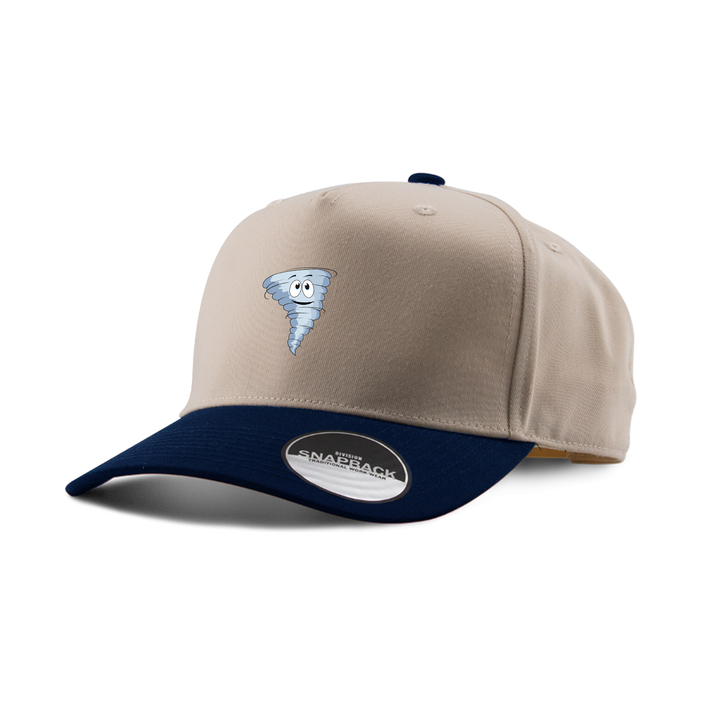 DUNWICH-DUTTON EMBROIDERED TWO-TONE PANEL CAP