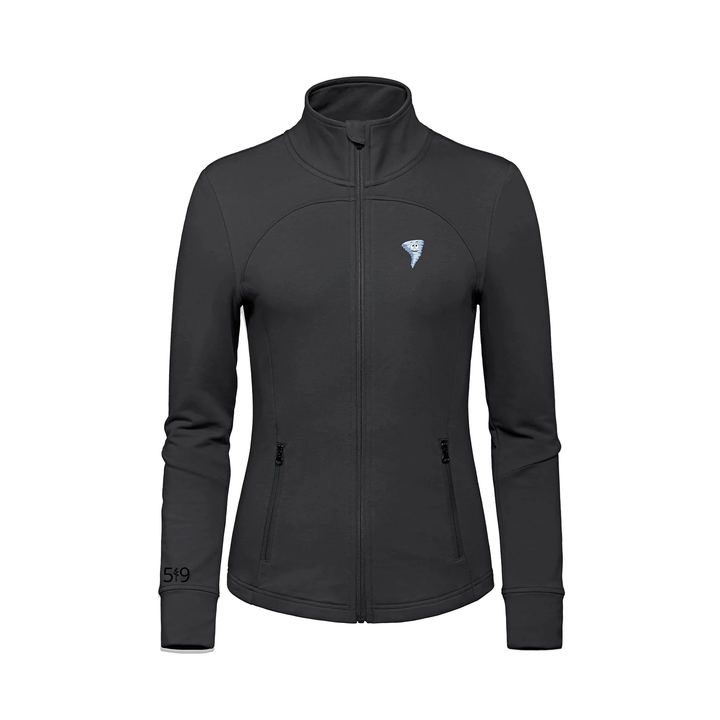 DUNWICH-DUTTON EMBROIDERED FRENCH TERRY ZIP-UP (WOMENS)