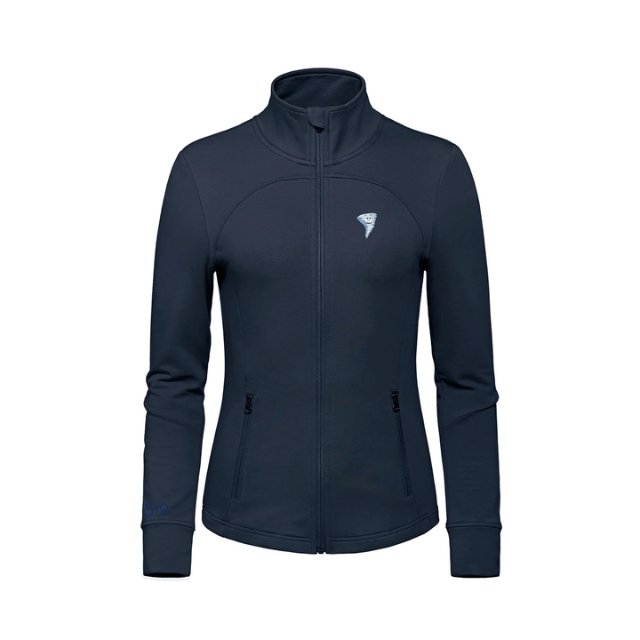 DUNWICH-DUTTON EMBROIDERED FRENCH TERRY ZIP-UP (WOMENS)