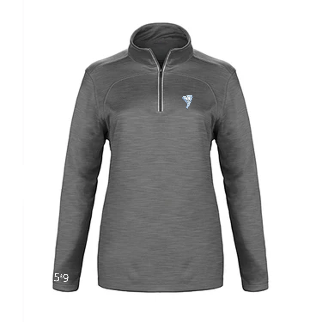 DUNWICH-DUTTON EMBROIDERED PREMIUM ATHLETIC 1/4 ZIP (WOMENS)