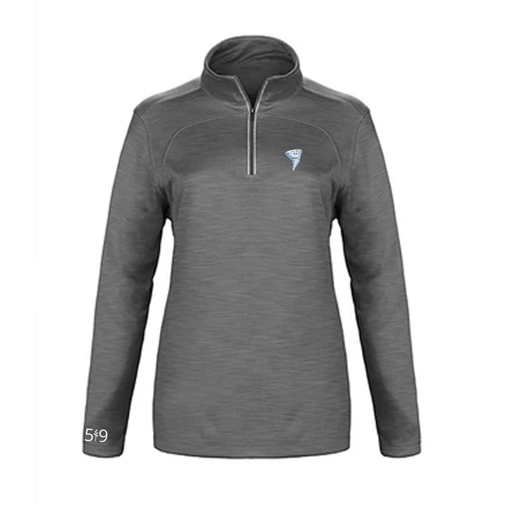 DUNWICH-DUTTON EMBROIDERED PREMIUM ATHLETIC 1/4 ZIP (WOMENS)