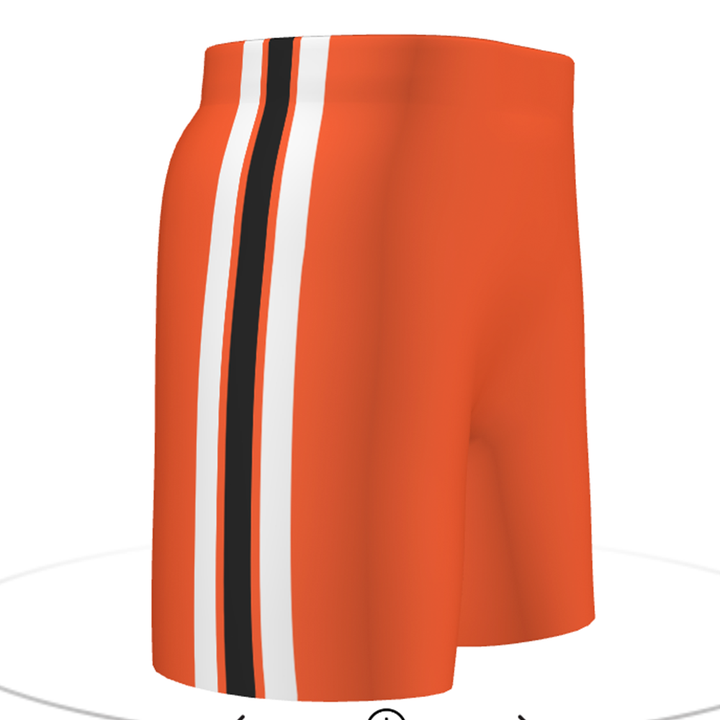 Customizable Unisex Ball Hockey 8" Shorts #DK8120