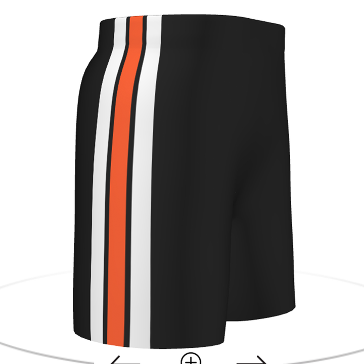 Customizable Youth Ball Hockey 8" Shorts #DK8220