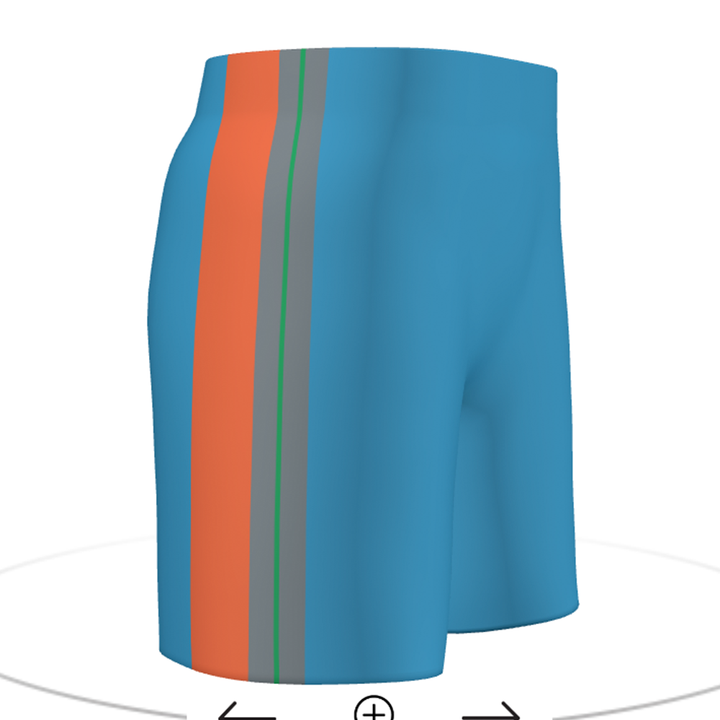 Customizable Ladies Ball Hockey 7" Shorts #DK8320