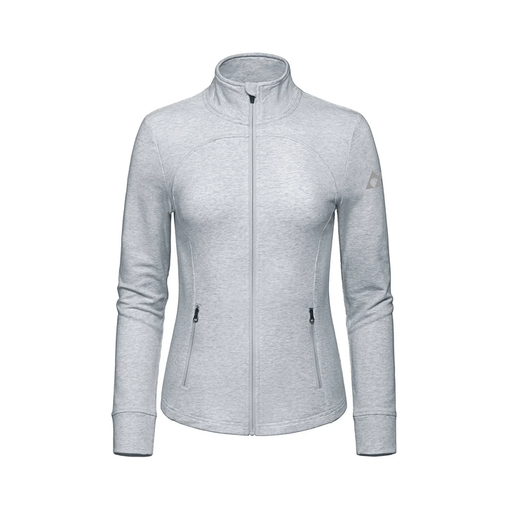 DAVIS MARTINDALE EMBROIDERED FRENCH TERRY ZIP-UP (WOMENS)