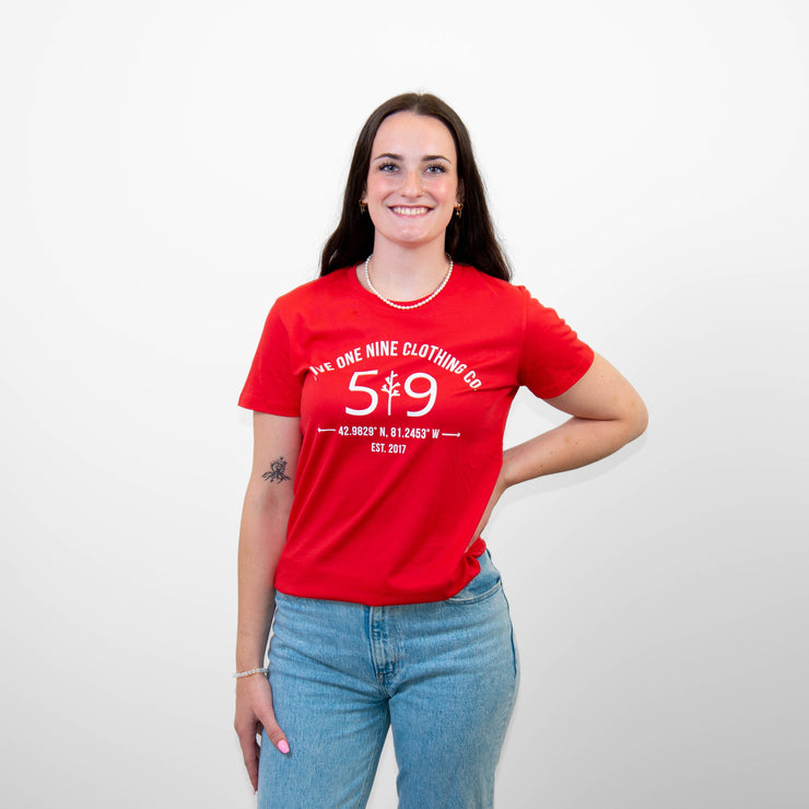 HEART OF THE 519 TEE (WOMENS)
