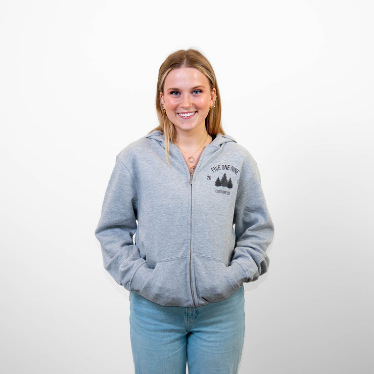 WOODLAND ZIP-UP HOODIE (UNISEX)