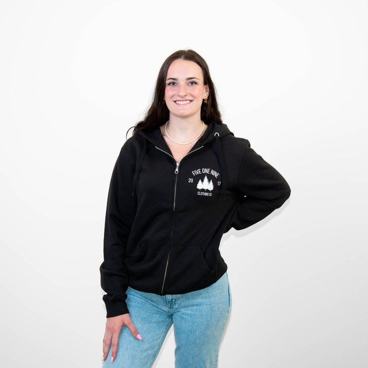 WOODLAND ZIP-UP HOODIE (UNISEX)