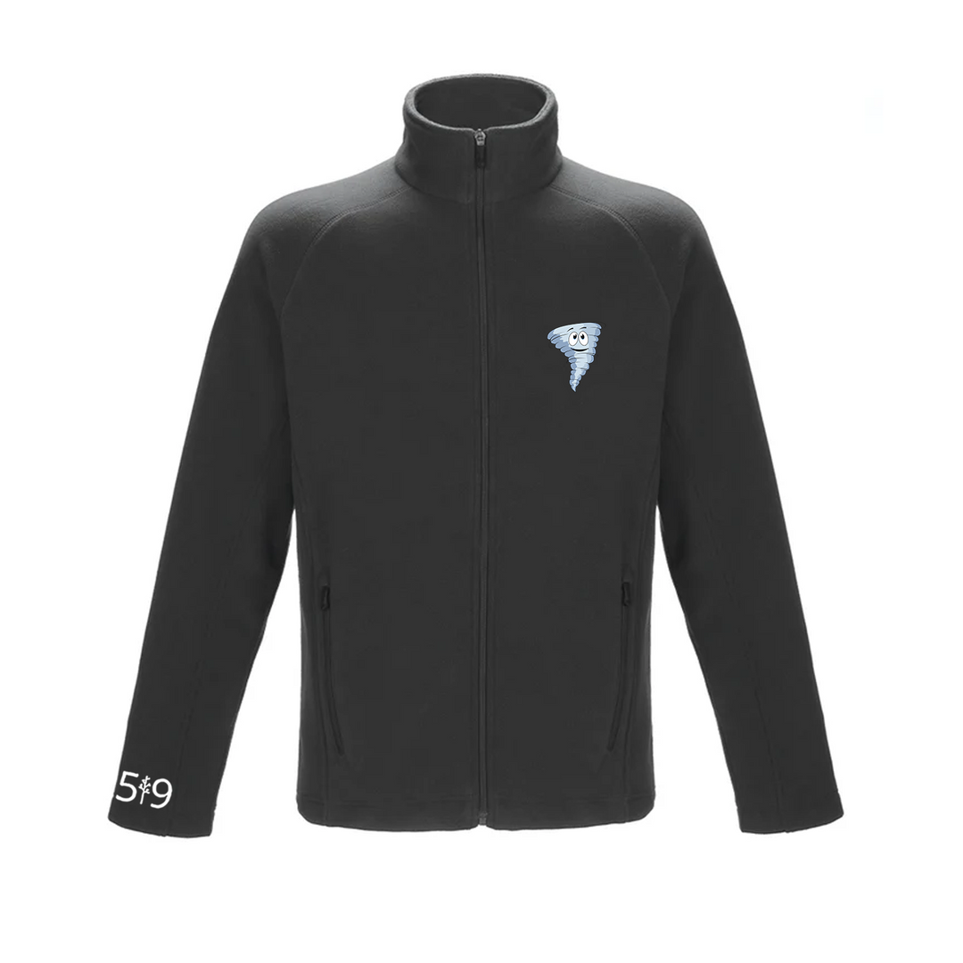 DUNWICH DUTTON EMBROIDERED MICROFLEECE ZIP-UP (MENS)