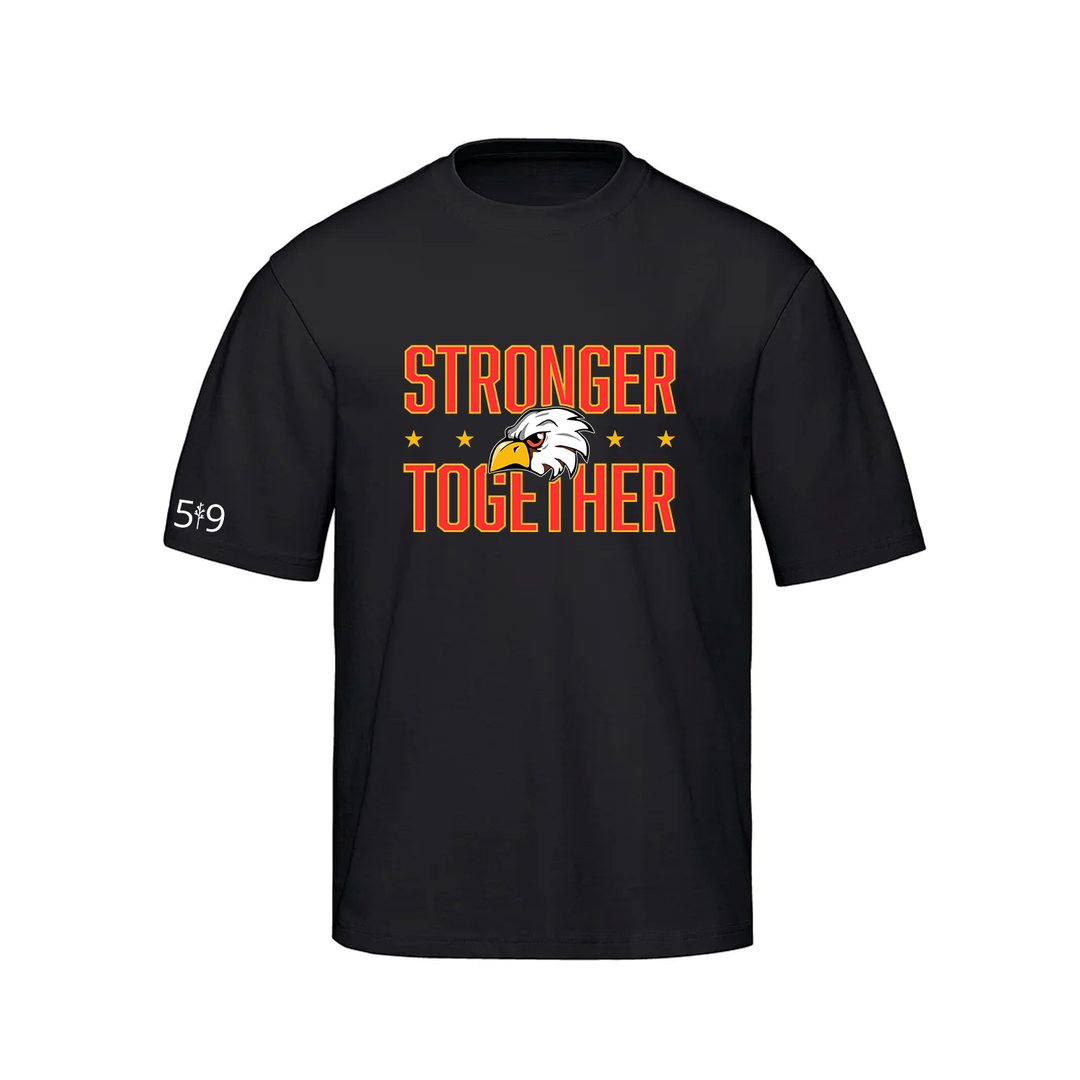 EKCOE CENTRAL STRONGER TOGETHER OVERSIZED TEE (UNISEX)
