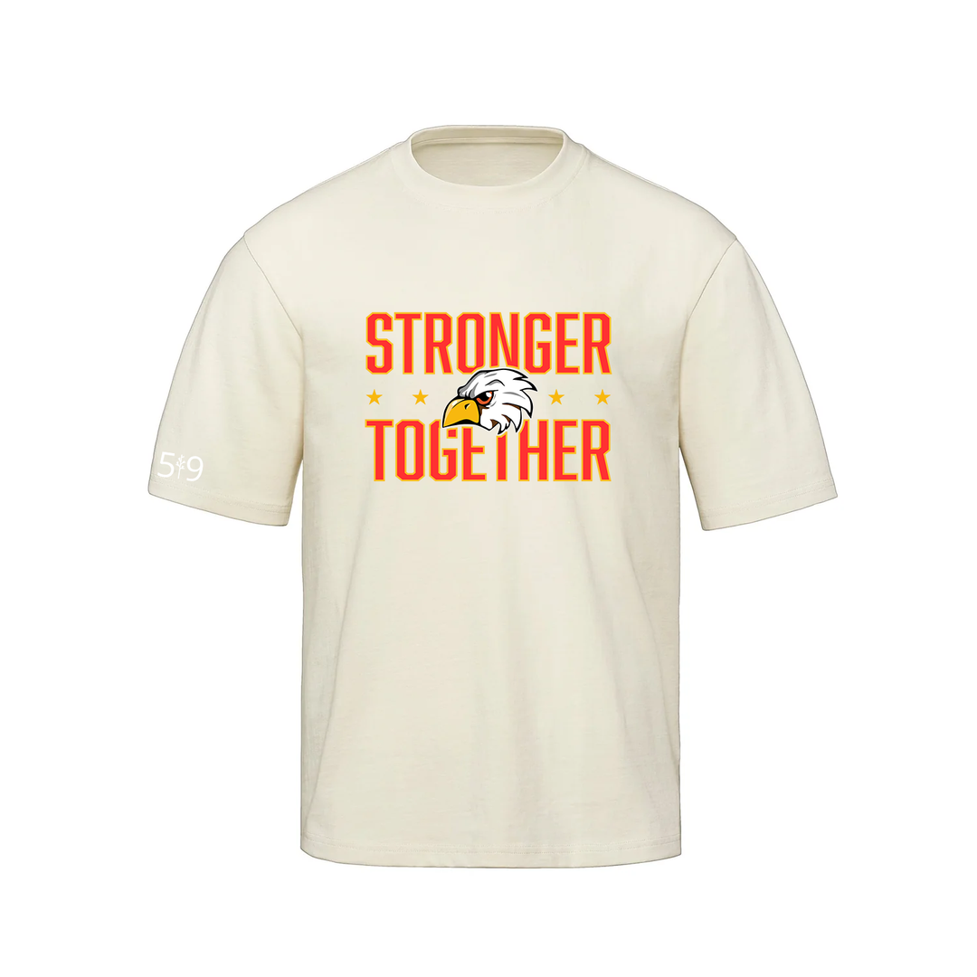 EKCOE CENTRAL STRONGER TOGETHER OVERSIZED TEE (UNISEX)