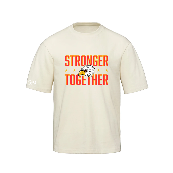 EKCOE CENTRAL STRONGER TOGETHER OVERSIZED TEE (UNISEX)
