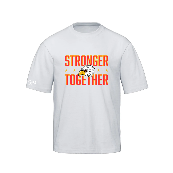 EKCOE CENTRAL STRONGER TOGETHER OVERSIZED TEE (UNISEX)