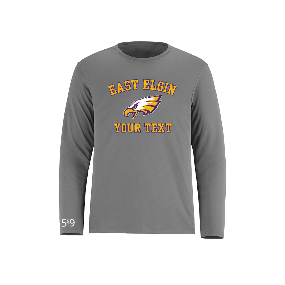 EAST ELGIN CUSTOMIZABLE ATHLETIC LONG SLEEVE (UNISEX)