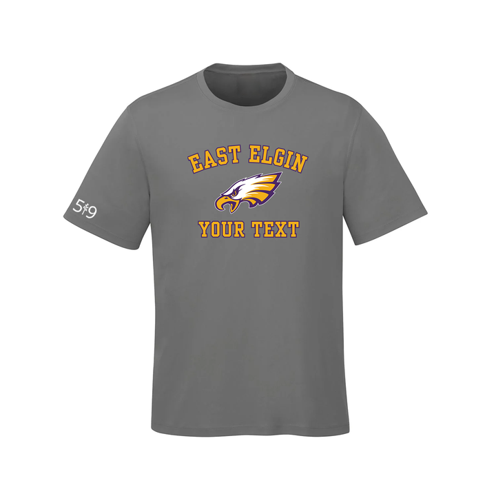 EAST ELGIN CUSTOMIZABLE ATHLETIC TEE (MENS)