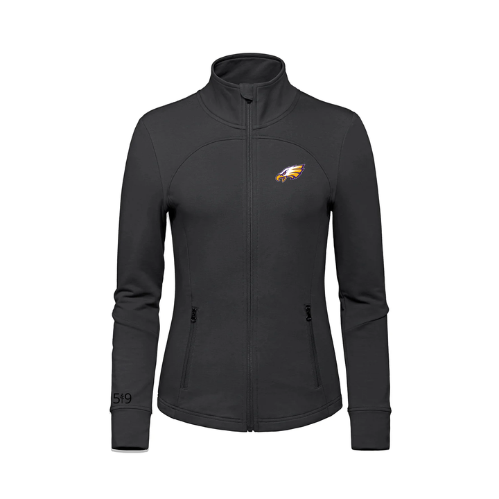 EAST ELGIN EMBROIDERED FRENCH TERRY ZIP-UP (WOMENS)
