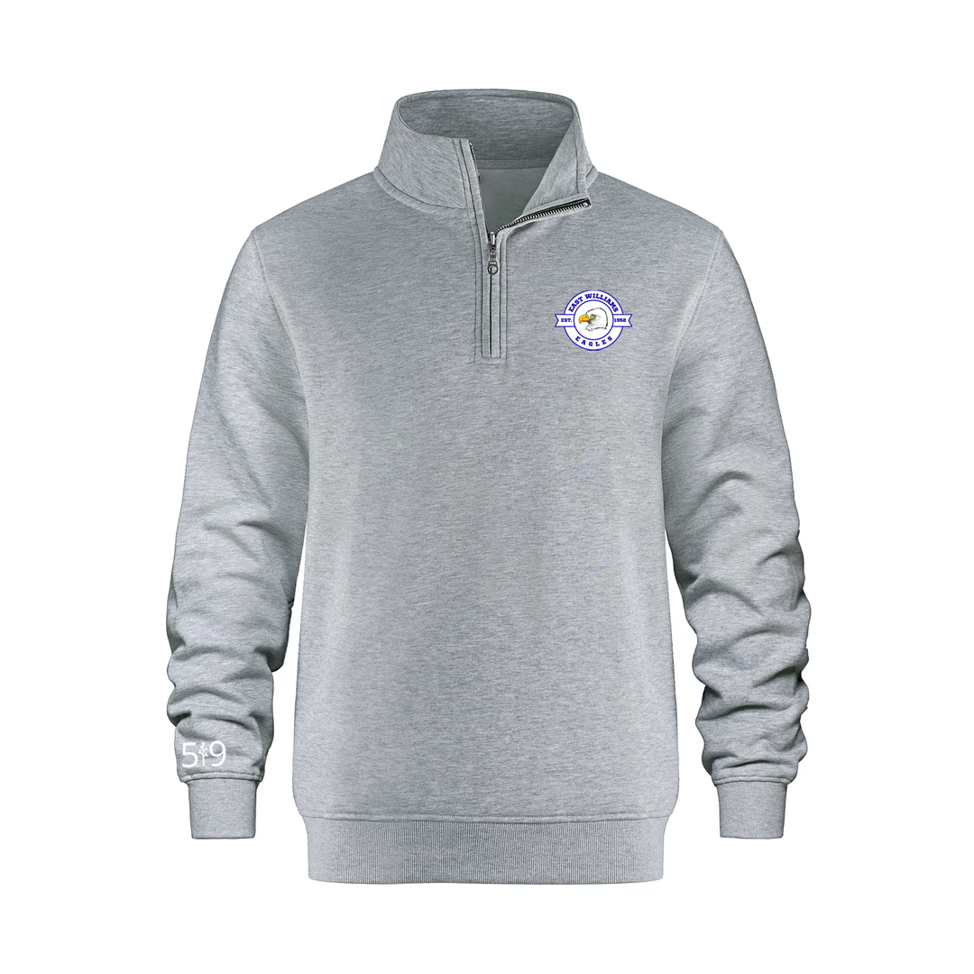 EAST WILLIAMS EMBLEM 1/4 ZIP (YOUTH)