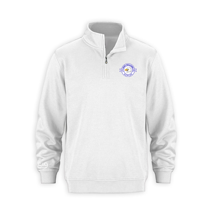 EAST WILLIAMS EMBLEM 1/4 ZIP (UNISEX)