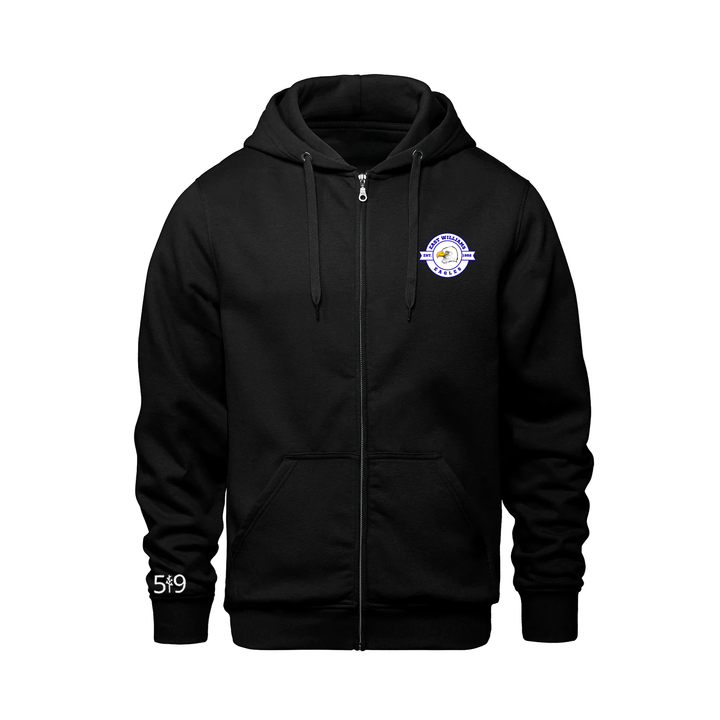 EAST WILLIAMS EMBLEM ZIP-UP HOODIE (UNISEX)