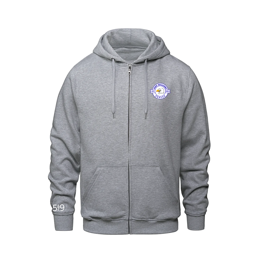 EAST WILLIAMS EMBLEM ZIP-UP HOODIE (UNISEX)