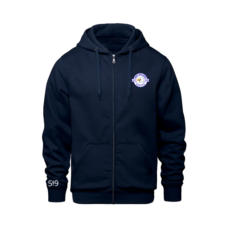 EAST WILLIAMS EMBLEM ZIP-UP HOODIE (UNISEX)