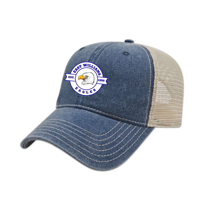 EAST WILLIAMS EMBROIDERED VINTAGE TRUCKER CAP