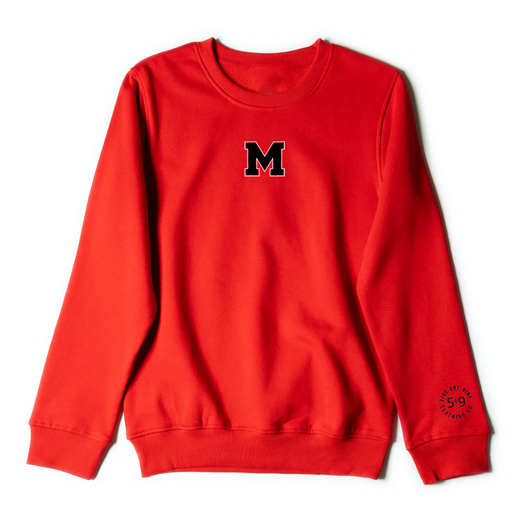 MEDWAY COWBOYS EMBROIDERED "M" CREWNECK (UNISEX)