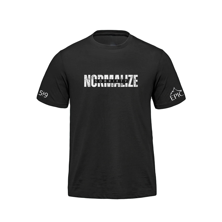 NORMALIZE SOBRIETY PREMIUM TEE (MENS)