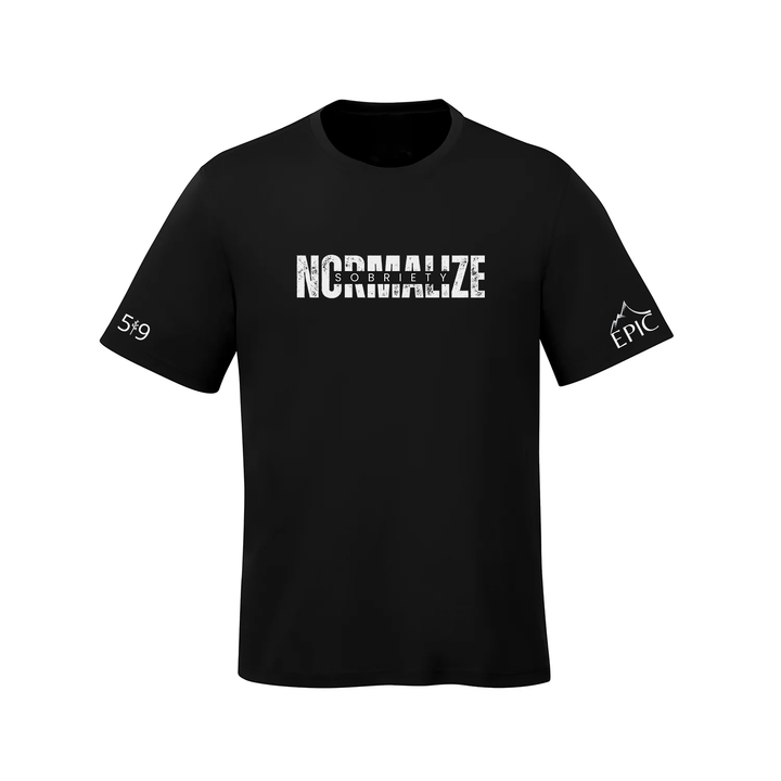 NORMALIZE SOBRIETY TEE (MENS)