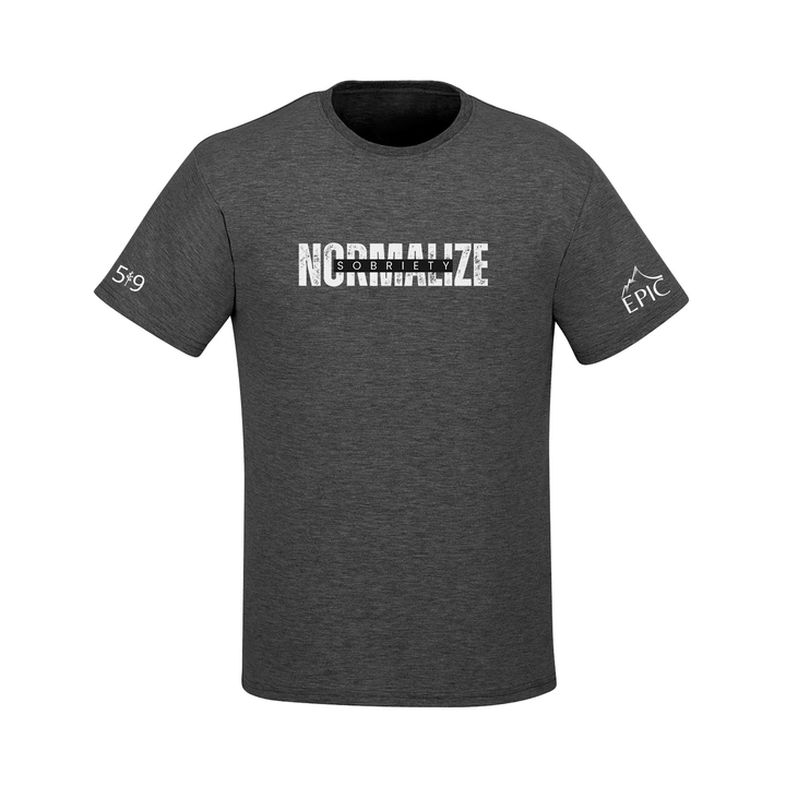 NORMALIZE SOBRIETY TEE (MENS)