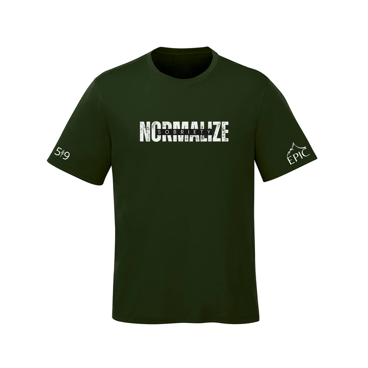 NORMALIZE SOBRIETY TEE (MENS)