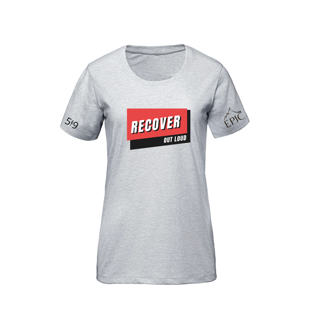 RECOVER OUT LOUD PREMIUM TEE (WOMENS)