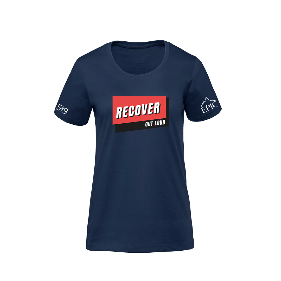 RECOVER OUT LOUD PREMIUM TEE (WOMENS)