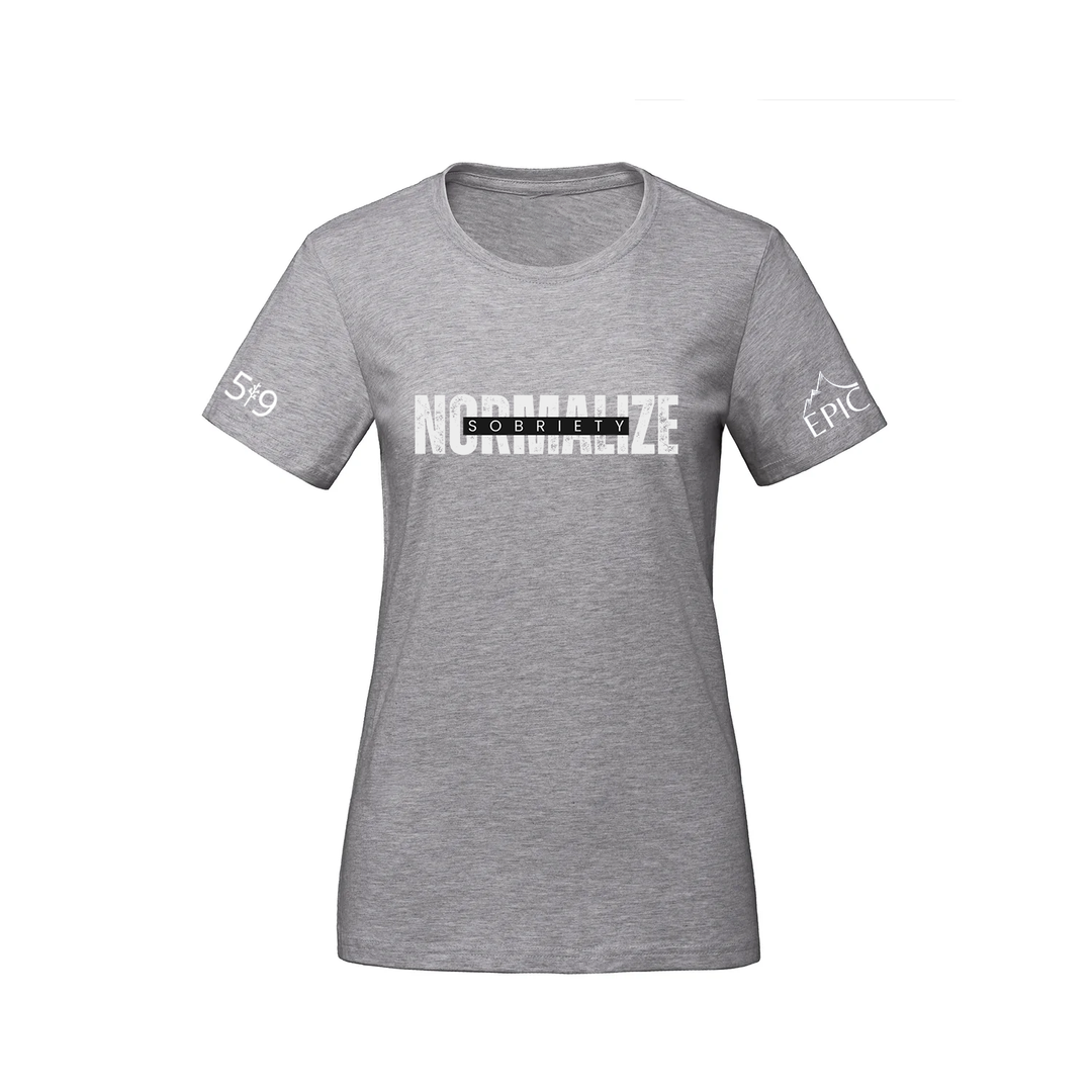 NORMALIZE SOBREITY TEE (WOMENS)