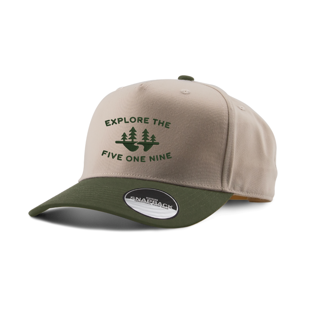 EXPLORE THE 519 EMBROIDERED TWO-TONE PANEL CAP