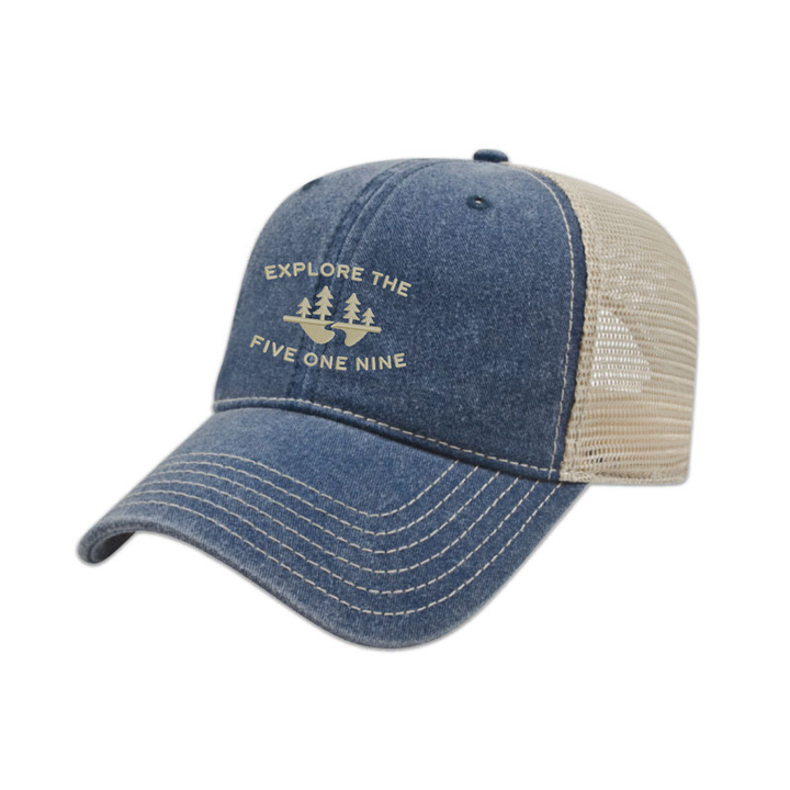 EXPLORE THE 519 EMBROIDERED VINTAGE TRUCKER CAP