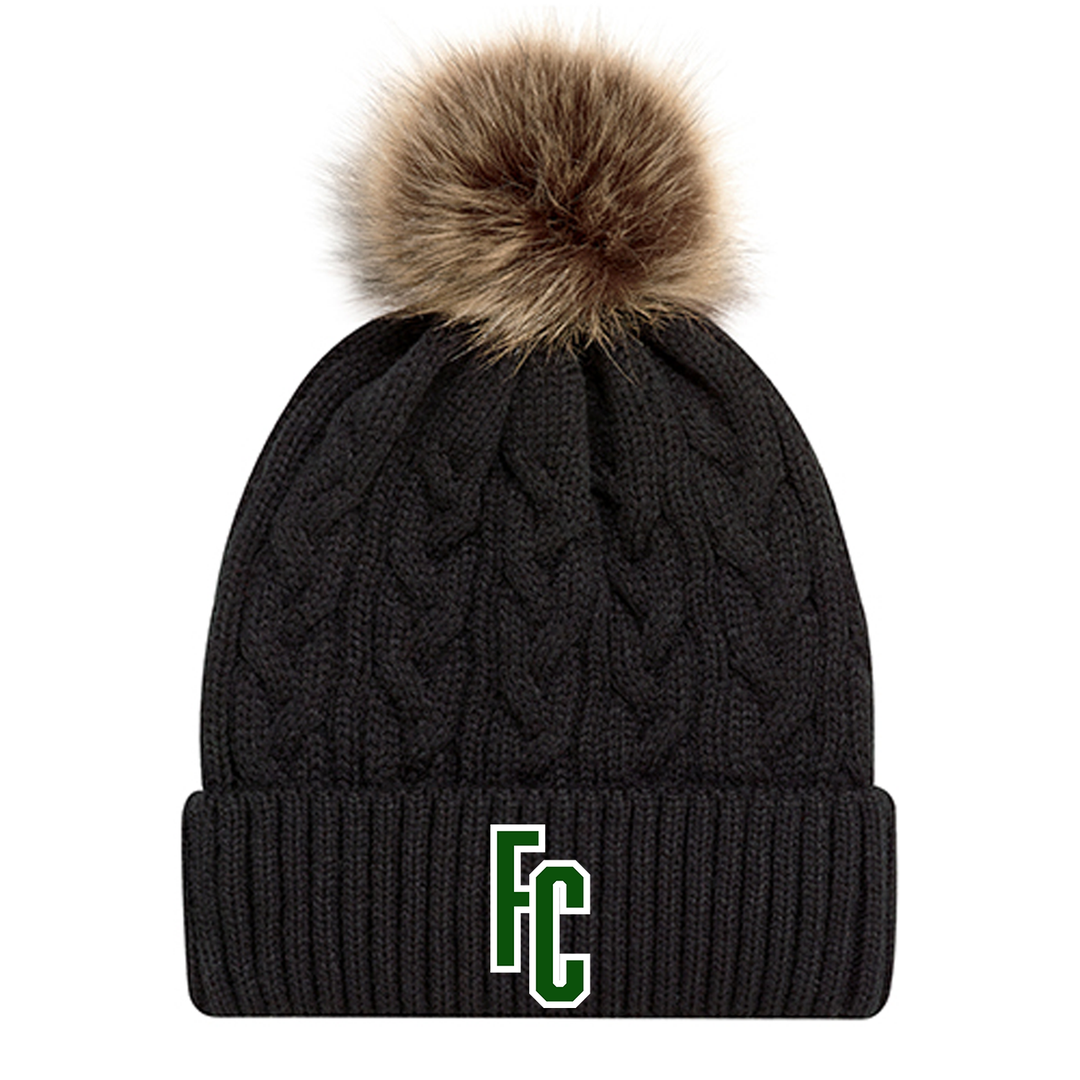 FOREST CITY 'FC' EMBROIDERED FAUX FUR TOQUE
