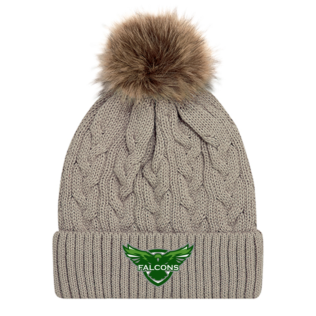 FOREST CITY EMBROIDERED FAUX FUR TOQUE