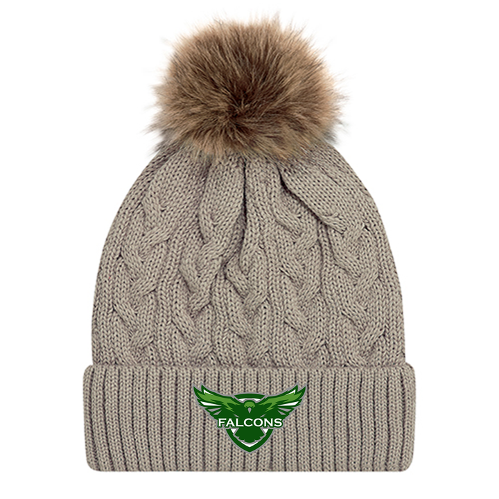 FOREST CITY EMBROIDERED FAUX FUR TOQUE