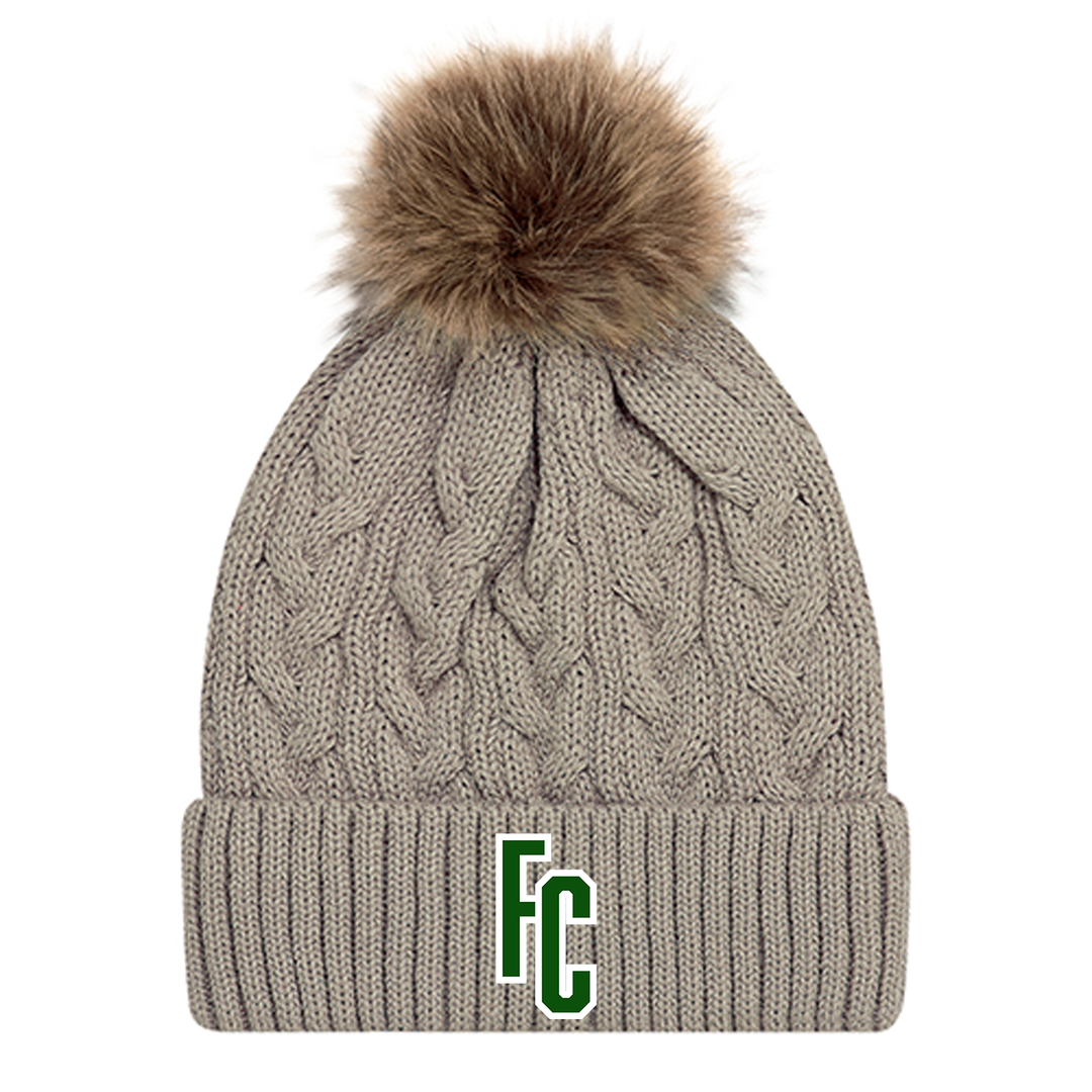 FOREST CITY 'FC' EMBROIDERED FAUX FUR TOQUE