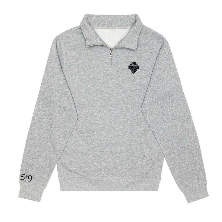 FCL BLACKOUT EMBROIDERED 1/4 ZIP (UNISEX)