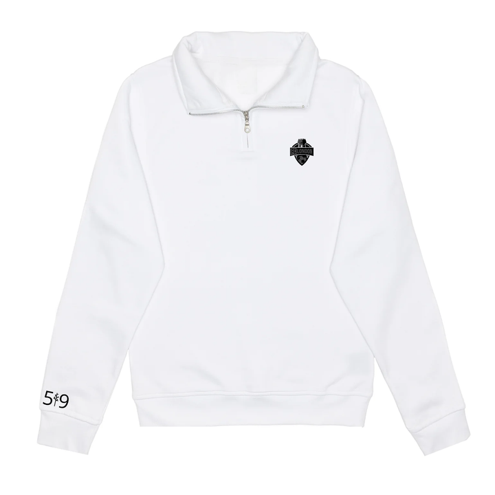 FCL BLACKOUT EMBROIDERED 1/4 ZIP (UNISEX)