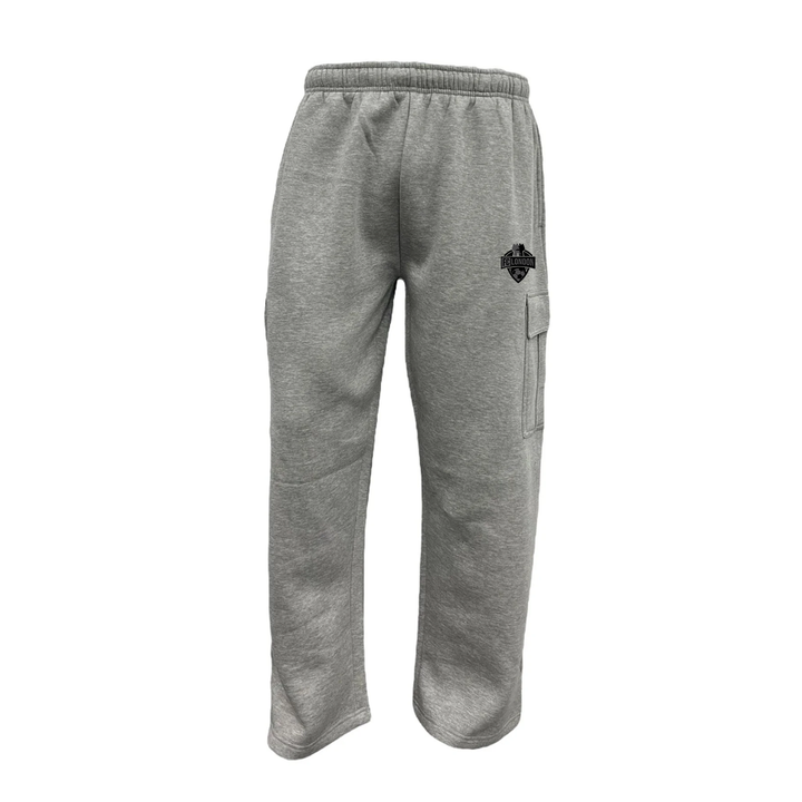 FCL BLACKOUT EMBROIDERED CARGO SWEATPANTS (UNISEX)