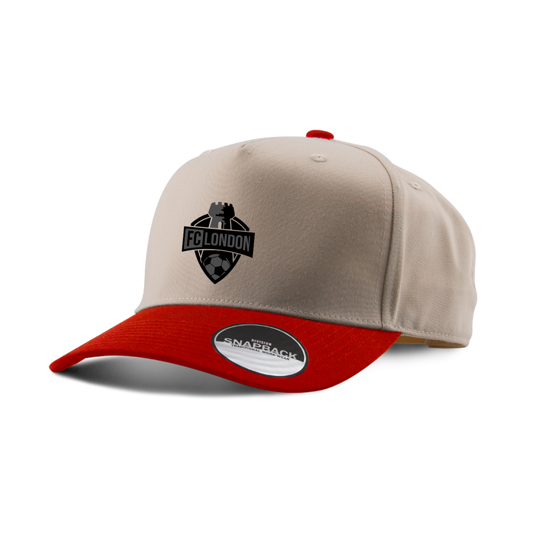 FCL BLACKOUT EMBROIDERED TWO-TONE PANEL CAP